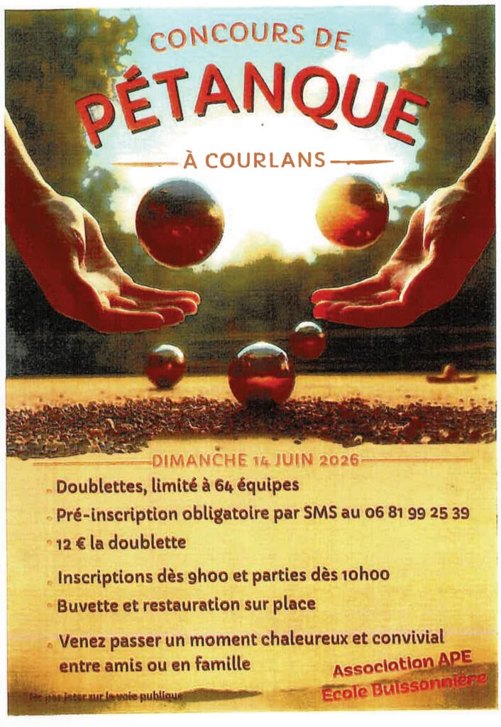 Pétanque Courlans